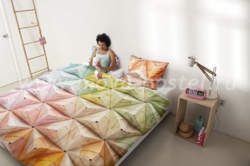 Постельное белье "Оригами", полуторное в интернет-магазине Моя постель