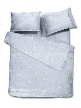 Комплект постельного белья DecoFlux Сатин Евро Elizabeth Grey в интернет-магазине Моя постель