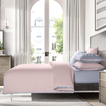 КПБ "Coctail" Нежно-розовый/жемчужно-серый, семейный в интернет-магазине Моя постель