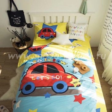 Комплект постельного белья Сатин Детский CD021 в интернет-магазине Моя постель