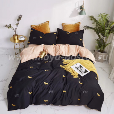Комплект постельного белья Сатин Премиум на резинке CPAR024 (евро 140х200) в интернет-магазине Моя постель