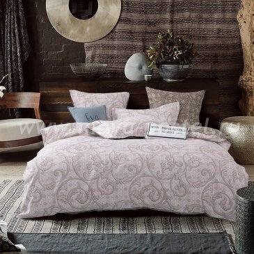 Комплект постельного белья Сатин вышивка на резинке CNR055 в интернет-магазине Моя постель