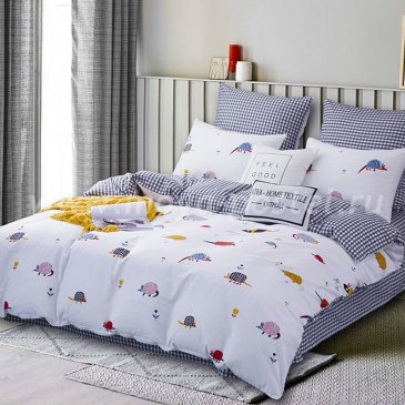 Комплект постельного белья Делюкс Сатин на резинке LR185 в интернет-магазине Моя постель