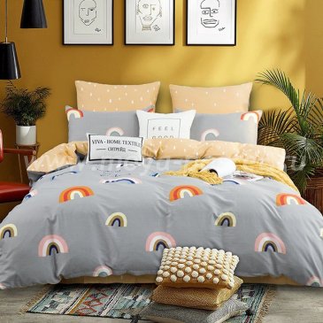 Комплект постельного белья Делюкс Сатин на резинке LR191 в интернет-магазине Моя постель