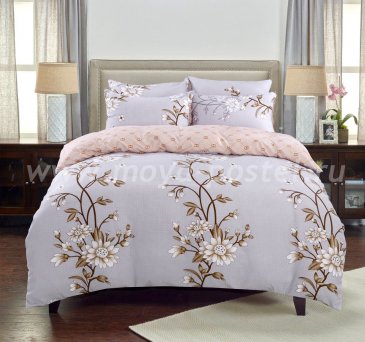 Комплект постельного белья Сатин подарочный на резинке ACR055 (двуспальный 180х200) в интернет-магазине Моя постель