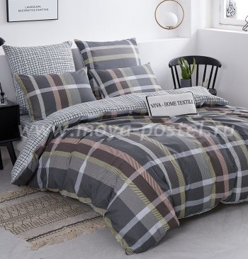 Комплект постельного белья Делюкс Сатин на резинке LR203 в интернет-магазине Моя постель