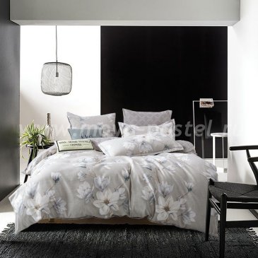 Комплект постельного белья Сатин вышивка на резинке CNR046 в интернет-магазине Моя постель