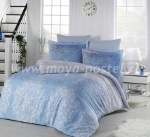 Постельное белье "ALTINBASAK" HALLEY Сатин ( Eвро ) голубой в интернет-магазине Моя постель