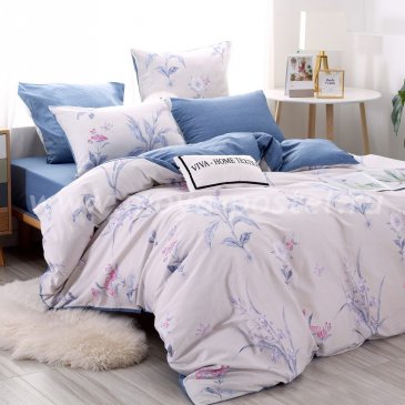 Комплект постельного белья Делюкс Сатин на резинке LR211 в интернет-магазине Моя постель