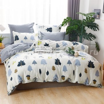 Комплект постельного белья Делюкс Сатин на резинке LR221 в интернет-магазине Моя постель