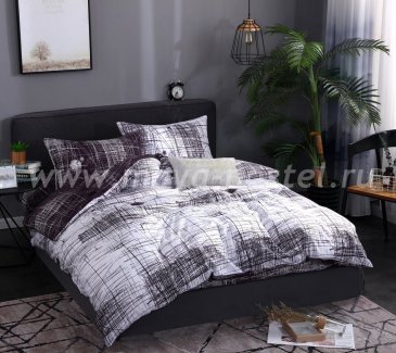 Комплект постельного белья Сатин подарочный на резинке ACR062 в интернет-магазине Моя постель