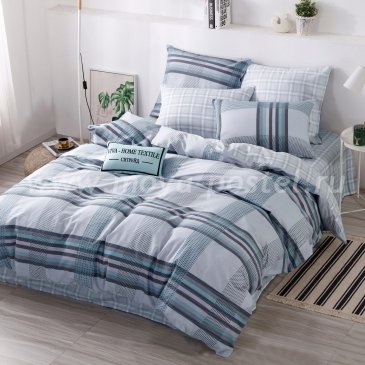 Комплект постельного белья Делюкс Сатин на резинке LR239, евро 140х200 в интернет-магазине Моя постель
