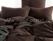 Темно-коричневый комплект постельного белья из сатина CS016 в интернет-магазине Моя постель - Фото 2