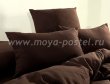 Темно-коричневый комплект постельного белья из сатина CS016 в интернет-магазине Моя постель - Фото 3