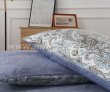 Евро комплект постельного белья с растительным узором C257, сатин (70*70) в интернет-магазине Моя постель - Фото 5