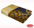Черное постельное белье «MONART» с золотым орнаментом, сатин, евро размер в интернет-магазине Моя постель - Фото 2