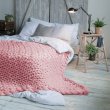 Нежно-Розовый Плед Hygge из шерсти мериноса (120х170см) в каталоге интернет-магазина Моя постель