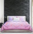 Лилово-розовое постельное белье с градиентом «Misaki» (Расцвет красоты), двуспальное в интернет-магазине Моя постель - Фото 2
