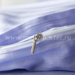 Двуспальное постельное белье с простыней на резинке CFR005, лиловое, страйп-сатин (180*200*30) в интернет-магазине Моя постель - Фото 4