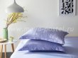 Двуспальное постельное белье с простыней на резинке CFR005, лиловое, страйп-сатин (180*200*30) в интернет-магазине Моя постель - Фото 5