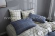 Полуторный комплект постельного белья из сатина в клетку C263 (50*70) в интернет-магазине Моя постель - Фото 2