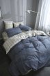 Полуторный комплект постельного белья из сатина в клетку C263 (50*70) в интернет-магазине Моя постель - Фото 3