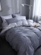 Двуспальный комплект серого постельного белья из сатина C264 (50*70) в интернет-магазине Моя постель - Фото 2
