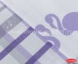 Постельное белье в фиолетовую клетку «FLAMINGO», евро размер, сатин в интернет-магазине Моя постель - Фото 4