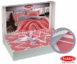 Коралловое постельное белье из поплина «NAZENDE» с зигзагами, семейное в интернет-магазине Моя постель - Фото 3