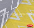Желтое постельное белье из поплина «NAZENDE» с зигзагами, полутороспальное в интернет-магазине Моя постель - Фото 3