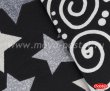 Черное постельное белье «STAR'S», поплин, полутороспальное в интернет-магазине Моя постель - Фото 3