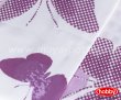 Постельное белье евро размера «SUENO», поплин, белое с лиловым рисунком в интернет-магазине Моя постель - Фото 3