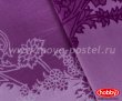 Фиолетовое постельное белье «FILOMENA» из сатина, евро в интернет-магазине Моя постель - Фото 3