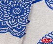 Постельное белье из сатина «ANTONIA» с синим орнаментом, евро в интернет-магазине Моя постель - Фото 3