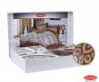 Коричневое постельное белье из сатина «SILVANA», евро в интернет-магазине Моя постель - Фото 2