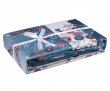 Бирюзовое постельное белье с цветами «SANCHA» из сатина, евро в интернет-магазине Моя постель - Фото 3