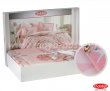 Постельное белье «MYSTERY» розового цвета, сатин, евро в интернет-магазине Моя постель - Фото 2