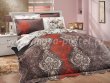 Красно-коричневое постельное белье с двусторонним стеганым покрывалом «SUSANA-ROYAL», двуспальное в интернет-магазине Моя постель - Фото 2