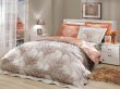 Коричнево-кремовое постельное белье с двусторонним стеганым покрывалом «JUILLET-AMANDA», двуспальное в интернет-магазине Моя постель - Фото 2