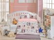 Детское постельное белье персикового цвета «SWEET HOME» с одеялом, поплин в интернет-магазине Моя постель