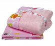 Детское постельное белье с покрывалом «PUFFY», поплин, розовое в интернет-магазине Моя постель - Фото 2