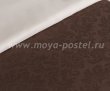 Полуторное постельное белье «DAMASK», сатин-жаккард, коричнево-кремовое в интернет-магазине Моя постель - Фото 3