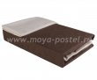 Евро комплект постельного белья «DAMASK», коричневый с кремовым, сатин-жаккард в интернет-магазине Моя постель - Фото 2