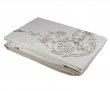Постельное белье из сатина «ADORA», бежевый с белым, евро в интернет-магазине Моя постель - Фото 2