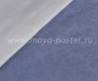 Евро комплект постельного белья «DAMASK», белый с синим, сатин-жаккард в интернет-магазине Моя постель - Фото 3