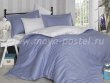 Полуторное постельное белье «DAMASK», сатин-жаккард, сине-белое в интернет-магазине Моя постель