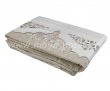 Постельное белье из сатина «ADORA», бежевый с белым, евро в интернет-магазине Моя постель - Фото 3