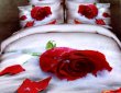 Кпб сатин Семейный 2 наволочки (розы на снегу) в интернет-магазине Моя постель
