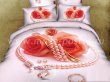 Кпб сатин Семейный 2 наволочки (розы и персиковый жемчуг) в интернет-магазине Моя постель