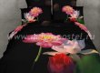 Кпб сатин Евро TS03-201 2 наволочки (розовые кувшинки) в интернет-магазине Моя постель